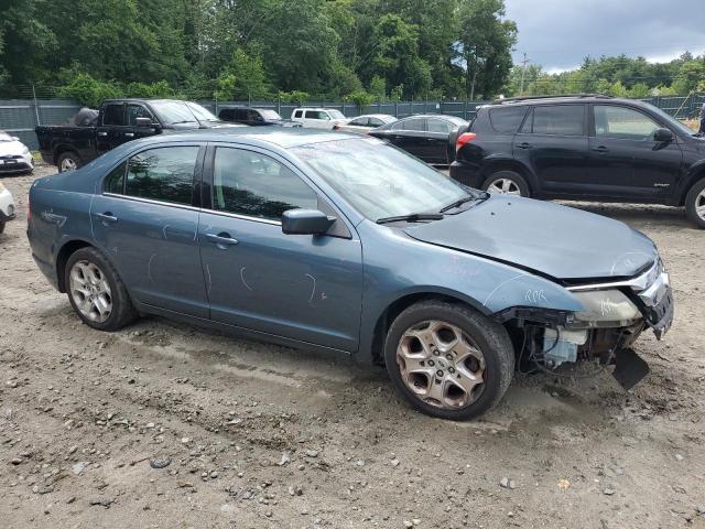 3FAHP0HA4BR259546 - 2011 FORD FUSION SE BLUE photo 4