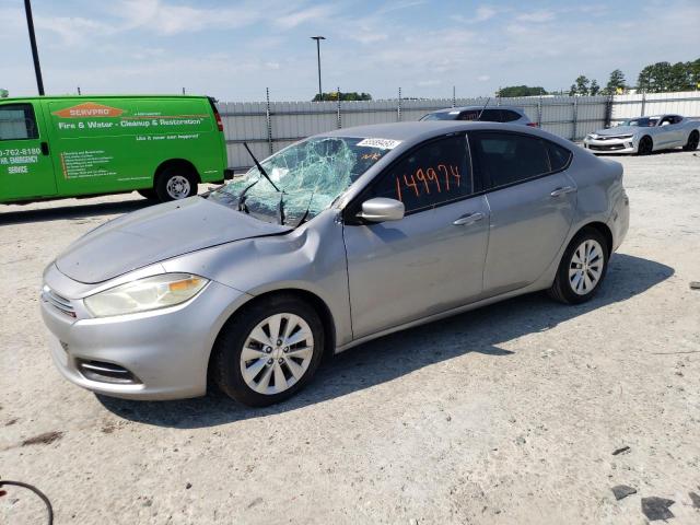 1C3CDFDH5ED716031 - 2014 DODGE DART SE AERO SILVER photo 1