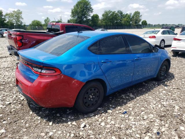 1C3CDFAA4GD704608 - 2016 DODGE DART SE 蓝色 照片 3