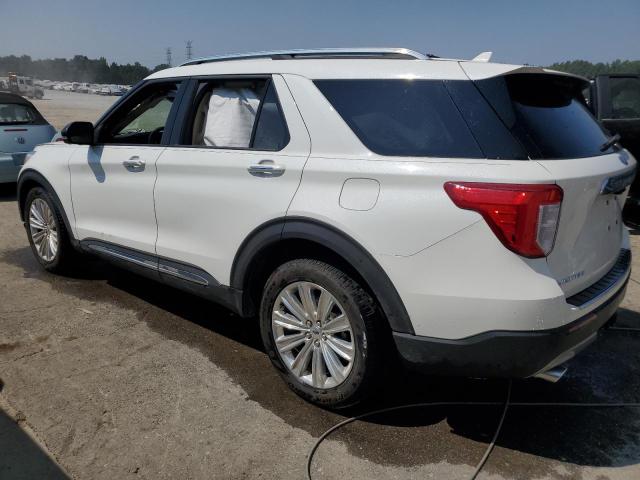 1FMSK7FH7LGD03471 - 2020 FORD EXPLORER LIMITED WHITE photo 2