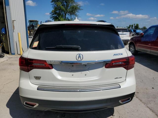 5FRYD4H47EB037902 - 2014 ACURA MDX TECHNOLOGY WHITE photo 6