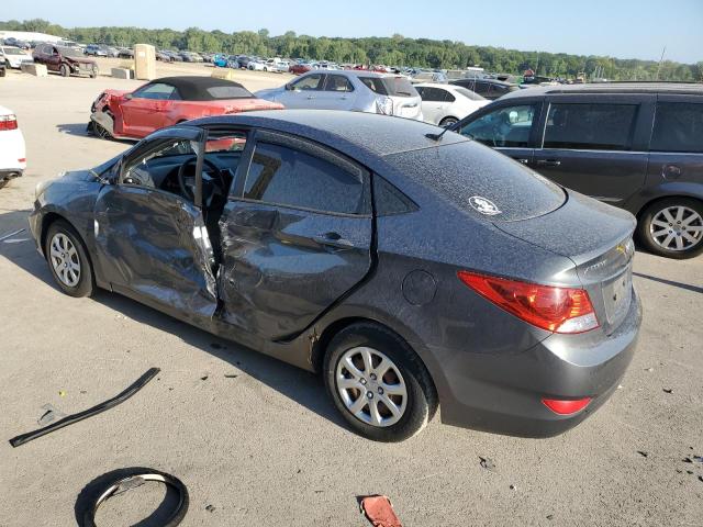 KMHCT4AE0DU370445 - 2013 HYUNDAI ACCENT GLS GRAY photo 2