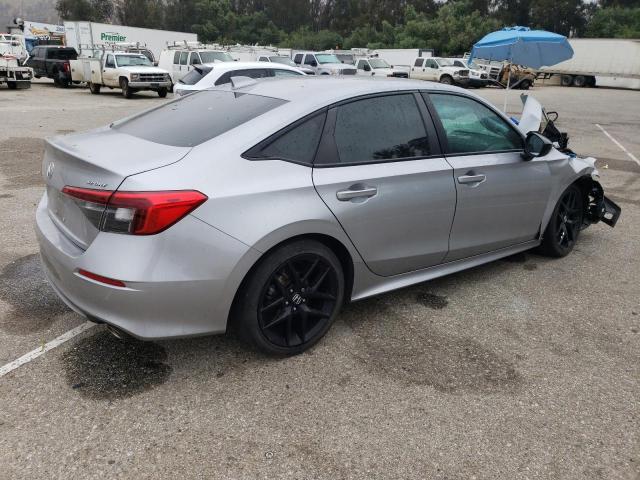 2HGFE2F52NH589650 - 2022 HONDA CIVIC SPORT SILVER photo 3