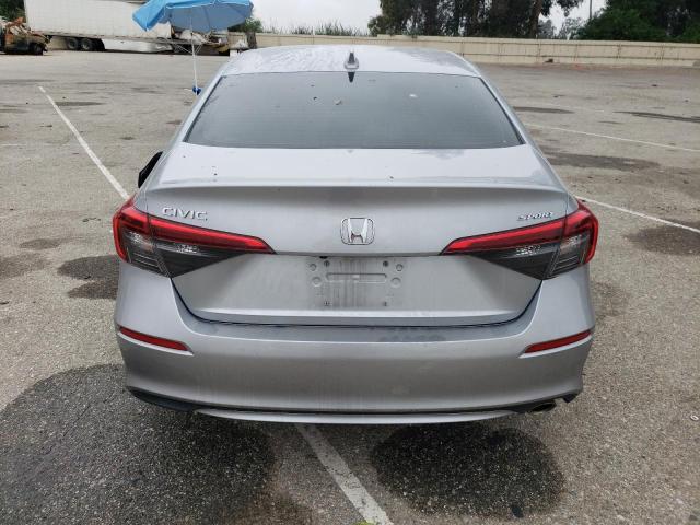 2HGFE2F52NH589650 - 2022 HONDA CIVIC SPORT SILVER photo 6