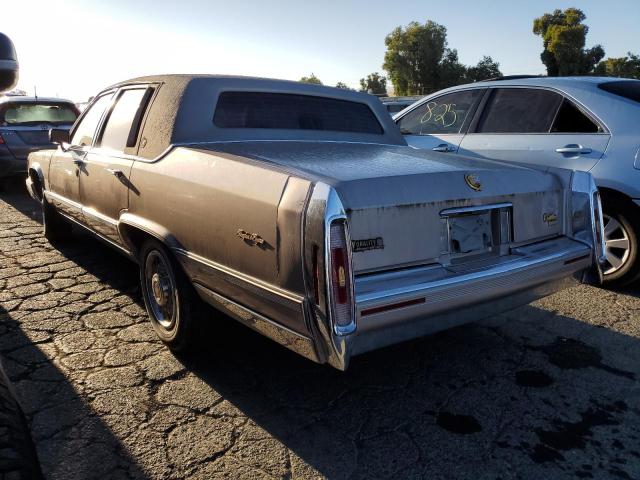 1G6DW5476NR709221 - 1992 CADILLAC BROUGHAM GRAY photo 2