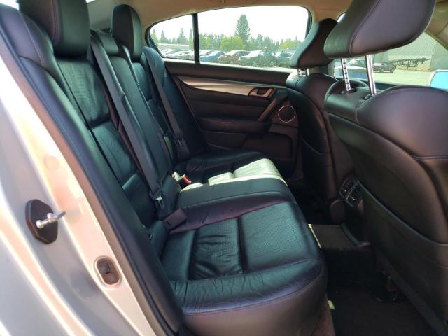 19UUA8F56BA006836 - 2011 ACURA TL ვერცხლისფერი ფოტო 10