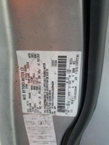 1FMEU7DE9AUA58428 - 2010 FORD EXPLORER XLT Gümüş foto 13