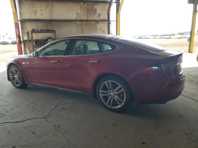5YJSA1H18EFP40512 - 2014 TESLA MODEL S ყავისფერი ფოტო 2