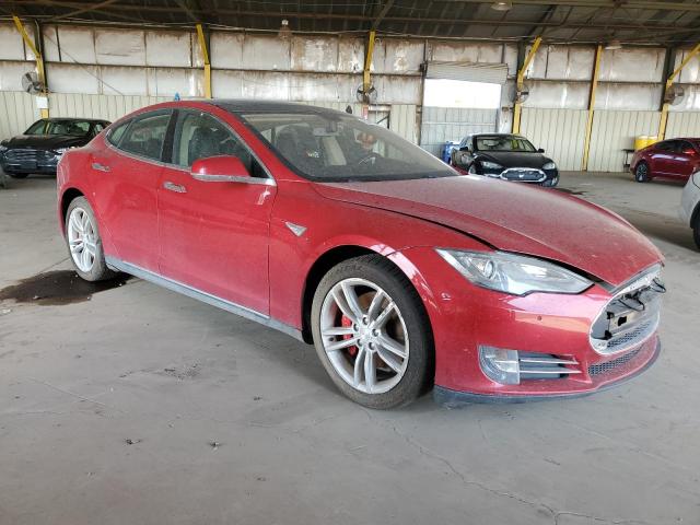 5YJSA1H18EFP40512 - 2014 TESLA MODEL S ყავისფერი ფოტო 4