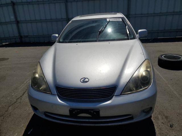 JTHBA30G065154576 - 2006 LEXUS ES 330 SILVER photo 5