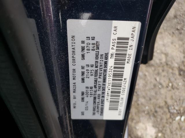 JM1BM1W7XE1195324 - 2014 MAZDA 3 GRAND TOURING Көк фото 23