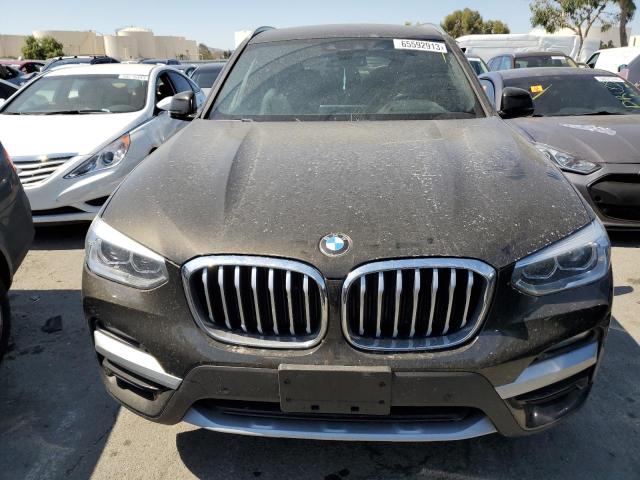 5UXTY5C08L9C73784 - 2020 BMW X3 XDRIVE30I BLACK photo 5