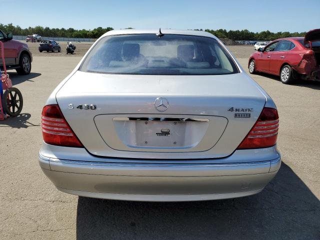 WDBNG83J86A463462 - 2006 MERCEDES-BENZ S 430 4MATIC SILVER photo 6