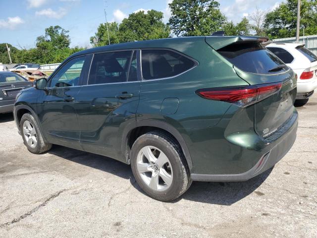 5TDKDRAH7PS509063 - 2023 TOYOTA HIGHLANDER L Կանաչ լուսանկար 2