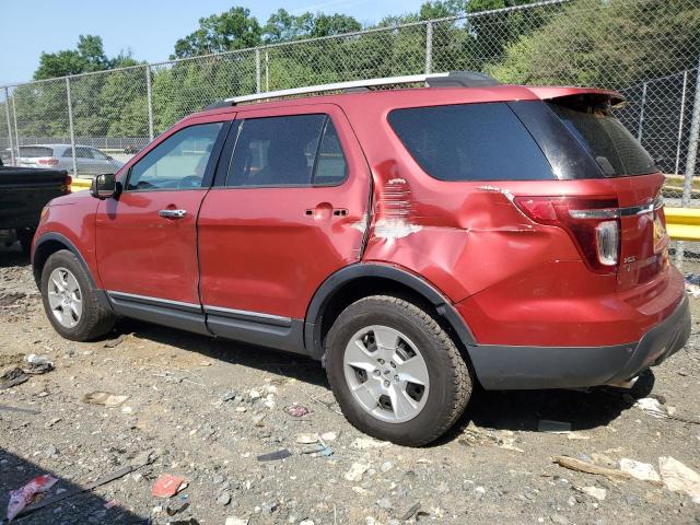 1FMHK8D82CGA89198 - 2012 FORD EXPLORER XLT RED photo 2