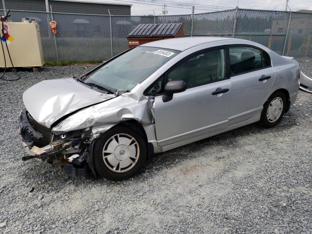 2HGFA16419H113389 - 2009 HONDA CIVIC DX-G SILVER photo 1