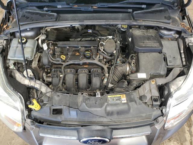 1FAHP3E2XCL461080 - 2012 FORD FOCUS S GRAY photo 11