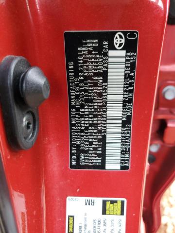 5YFEPRAEXLP066520 - 2020 TOYOTA COROLLA LE Qırmızı foto 12