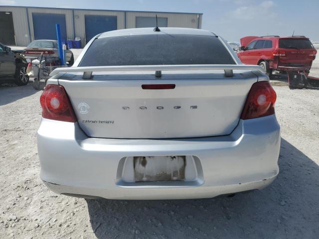 1C3CDZAB4CN142630 - 2012 DODGE AVENGER SE SILVER photo 6