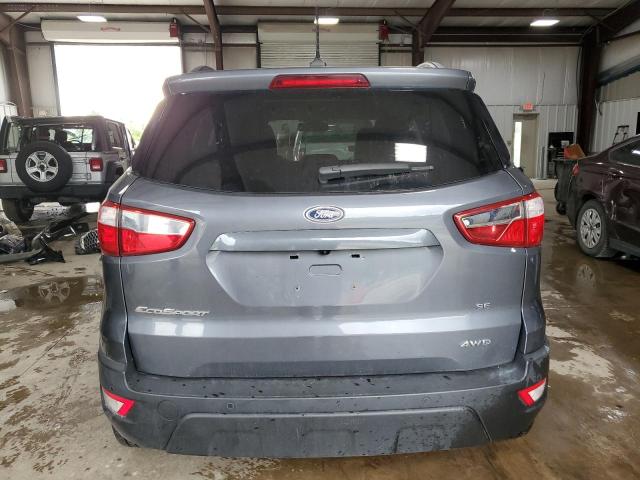 MAJ6S3GL9KC304070 - 2019 FORD ECOSPORT SE ნაცრისფერი ფოტო 6