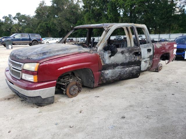 2GCEC13V771133153 - 2007 CHEVROLET SILVERADO C1500 CLASSIC CREW CAB MAROON photo 1