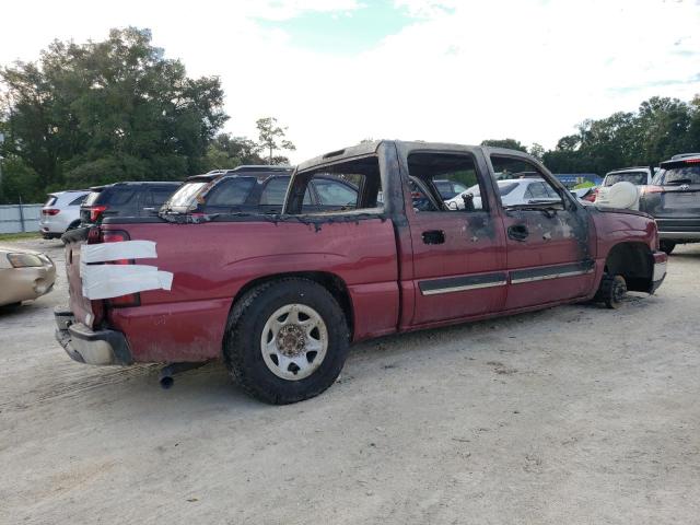 2GCEC13V771133153 - 2007 CHEVROLET SILVERADO C1500 CLASSIC CREW CAB MAROON photo 3