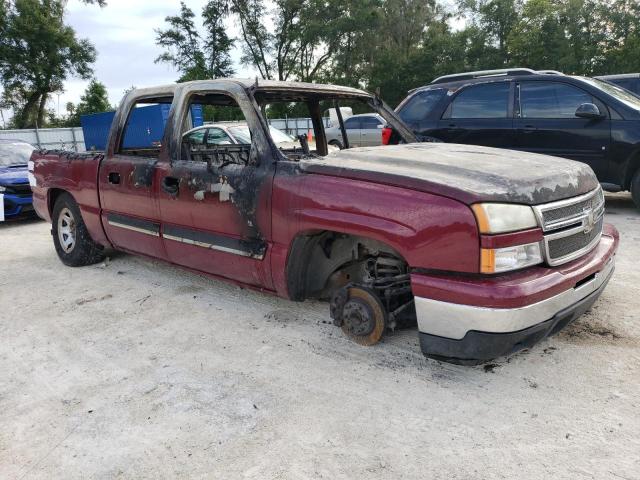 2GCEC13V771133153 - 2007 CHEVROLET SILVERADO C1500 CLASSIC CREW CAB MAROON photo 4