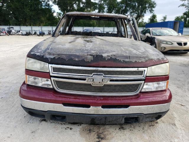 2GCEC13V771133153 - 2007 CHEVROLET SILVERADO C1500 CLASSIC CREW CAB MAROON photo 5