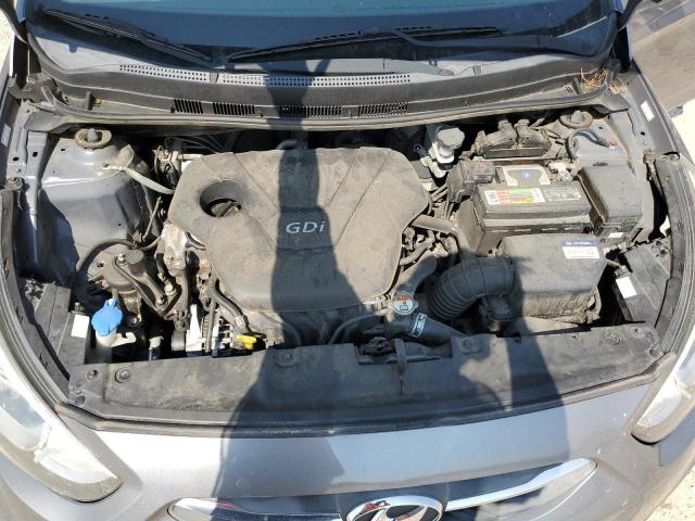 KMHCT4AE0GU114696 - 2016 HYUNDAI ACCENT SE GRAY photo 11