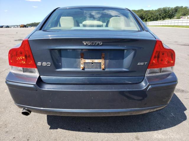 YV1RS592362555891 - 2006 VOLVO S60 2.5T BLUE photo 6