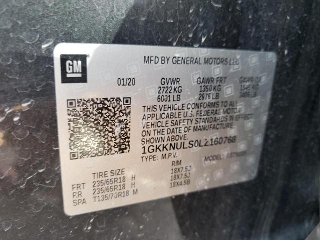 1GKKNULS0LZ160768 - 2020 GMC ACADIA SLT 石墨色 照片 13
