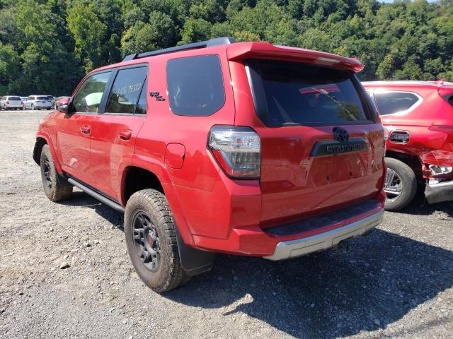 JTERU5JR2N6074137 - 2022 TOYOTA 4RUNNER SR5 PREMIUM RED photo 2