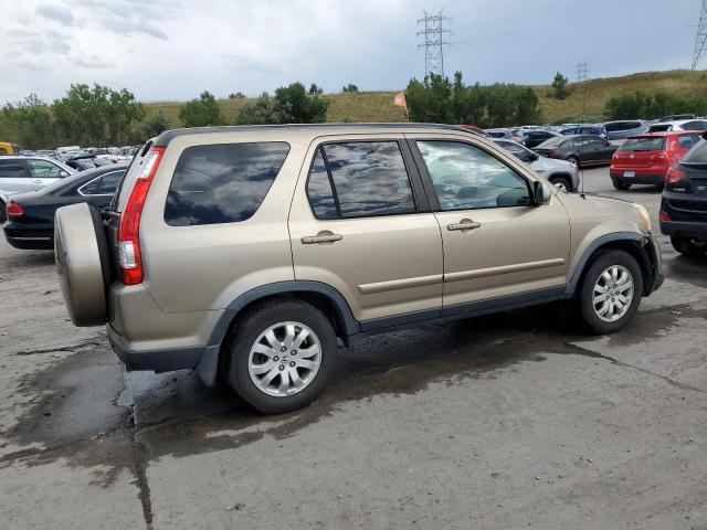 JHLRD78975C041239 - 2005 HONDA CR-V SE GOLD photo 3