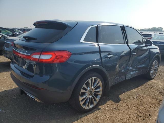 2LMTJ8LP7GBL50204 - 2016 LINCOLN MKX RESERVE Mavi foto 3