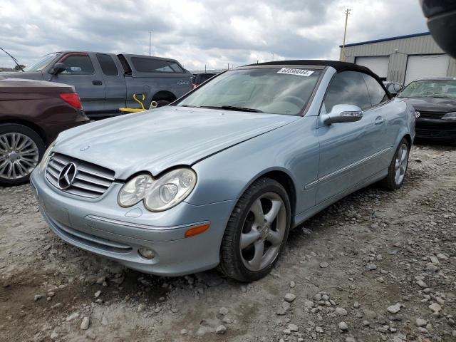 WDBTK65J85F162182 - 2005 MERCEDES-BENZ CLK 320 BLUE photo 1