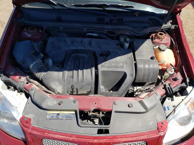 1G2AT18H797217940 - 2009 PONTIAC G5 GT RED photo 11