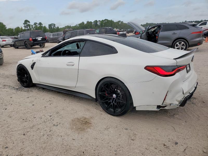 WBS33AZ01PCL73739 - 2023 BMW M4 COMPETITION WHITE photo 2