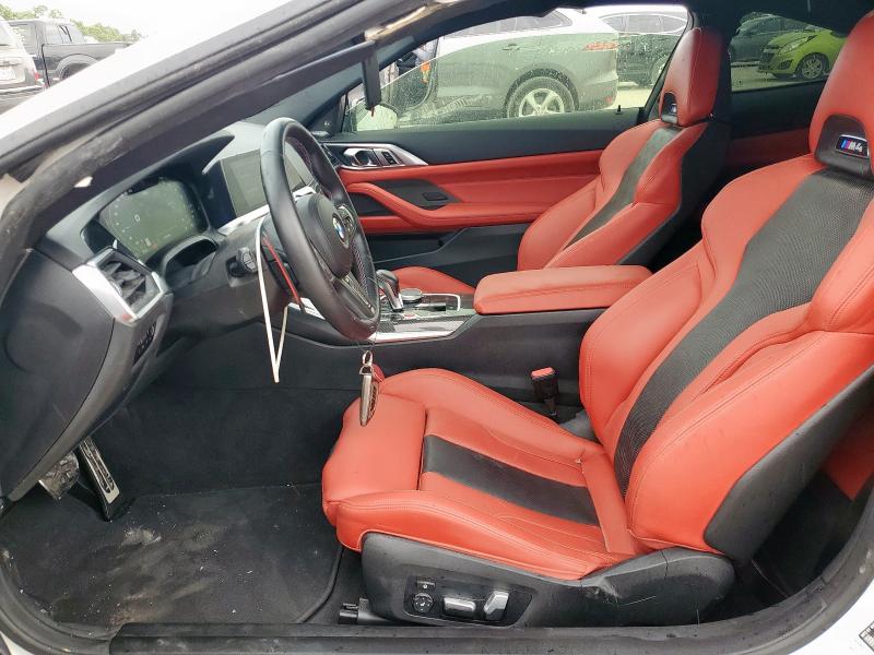 WBS33AZ01PCL73739 - 2023 BMW M4 COMPETITION WHITE photo 7