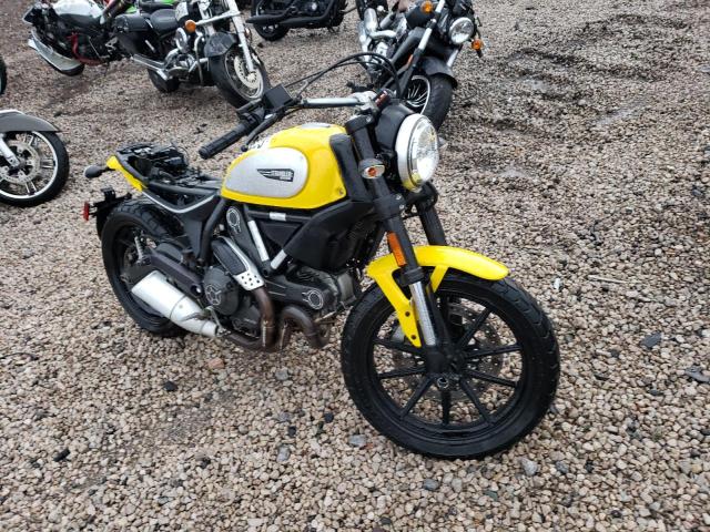 ML015ANM6FT001359 - 2015 DUCATI SCRAMBLER 800 YELLOW photo 1