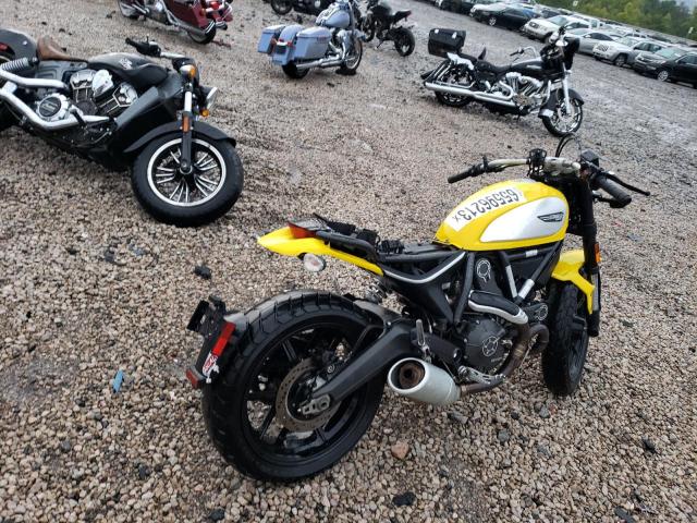 ML015ANM6FT001359 - 2015 DUCATI SCRAMBLER 800 YELLOW photo 4