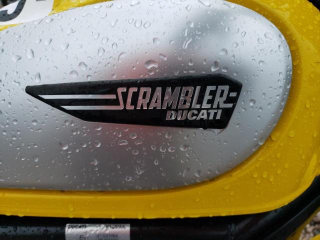 ML015ANM6FT001359 - 2015 DUCATI SCRAMBLER 800 YELLOW photo 9