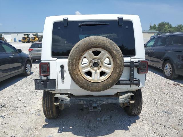 1C4BJWEG2DL531347 - 2013 JEEP WRANGLER U SAHARA WHITE photo 6