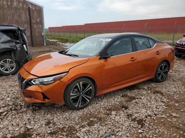 3N1AB8DV8NY204130 - 2022 NISSAN SENTRA SR ORANGE photo 1