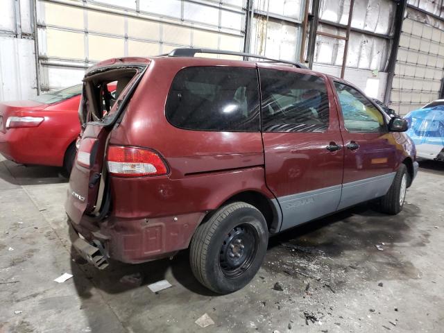 4T3ZF19C83U542195 - 2003 TOYOTA SIENNA CE BROWN photo 3