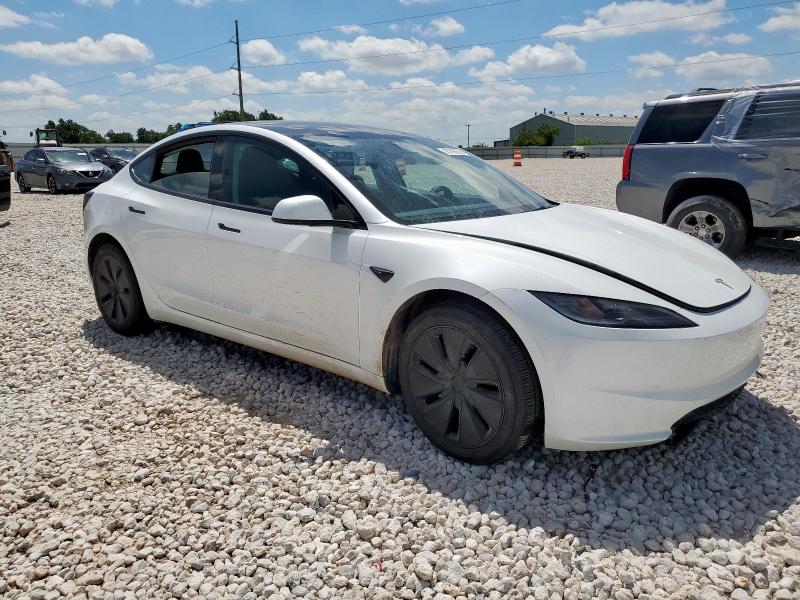 5YJ3E1EBXRF815139 - 2024 TESLA MODEL 3 თეთრი ფოტო 4