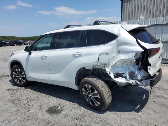 5TDGZRBH0NS589437 - 2022 TOYOTA HIGHLANDER XLE WHITE photo 2