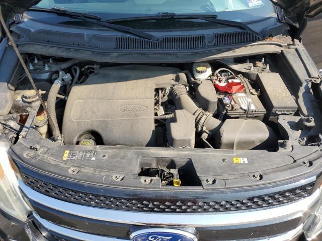 1FM5K8F88FGC21045 - 2015 FORD EXPLORER LIMITED Noir photo 12