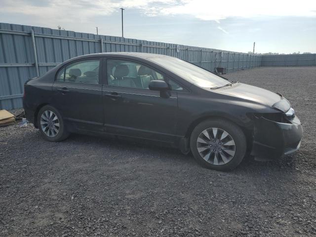 2HGFA16029H017395 - 2009 HONDA CIVIC EXL BLACK photo 4