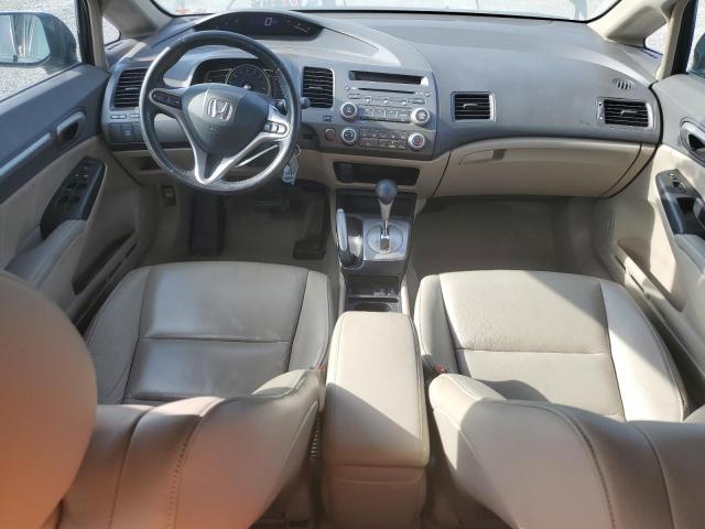 2HGFA16029H017395 - 2009 HONDA CIVIC EXL BLACK photo 8