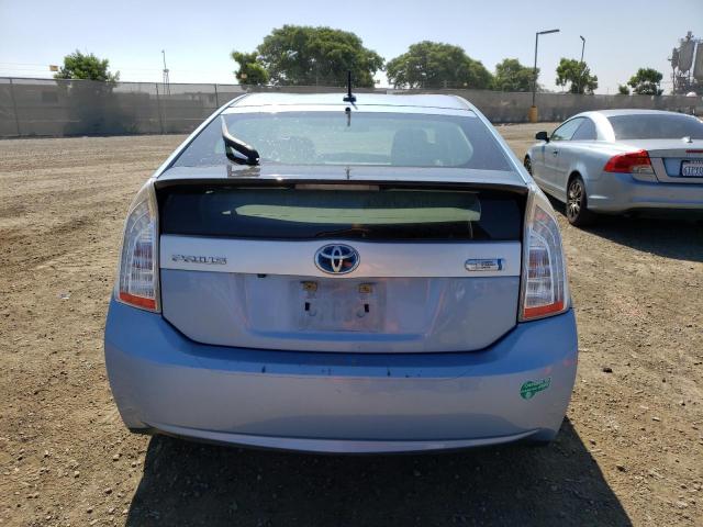 JTDKN3DP7E3057045 - 2014 TOYOTA PRIUS PLUG BLUE photo 6